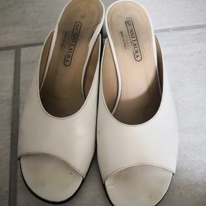 Gionni Laura White Platform Shoes